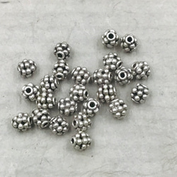 シルバー925 ビーズ2個入 1枚目の画像