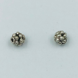 シルバー925 ビーズ2個入 5枚目の画像