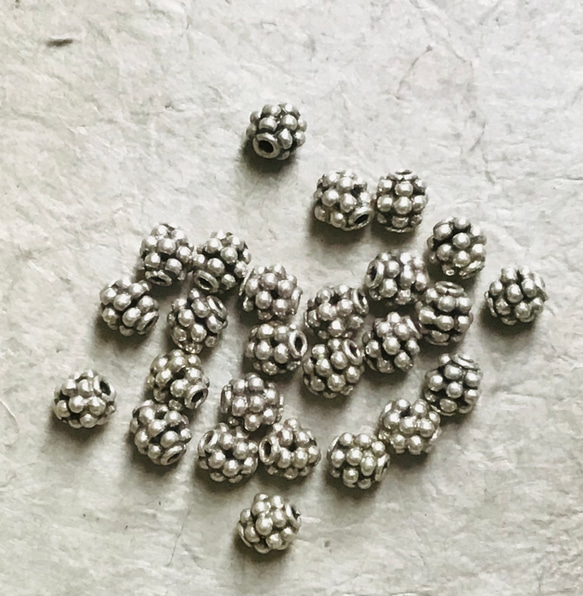 シルバー925 ビーズ2個入 7枚目の画像