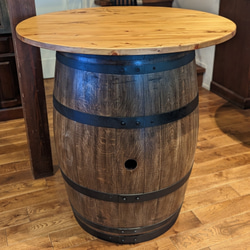 2022年激安 ワイン樽ハイテーブル キャビネット チェス盤 センター