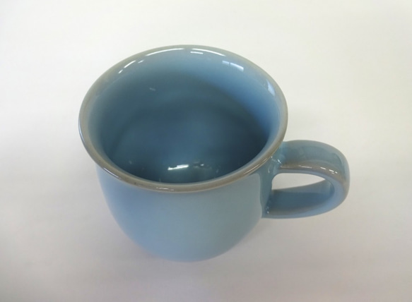 月白青磁丸マグカップ（大） 3枚目の画像