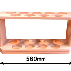 【杜の工房】バットスタンド　9本掛　組み立て済みですぐ使える！ 3枚目の画像