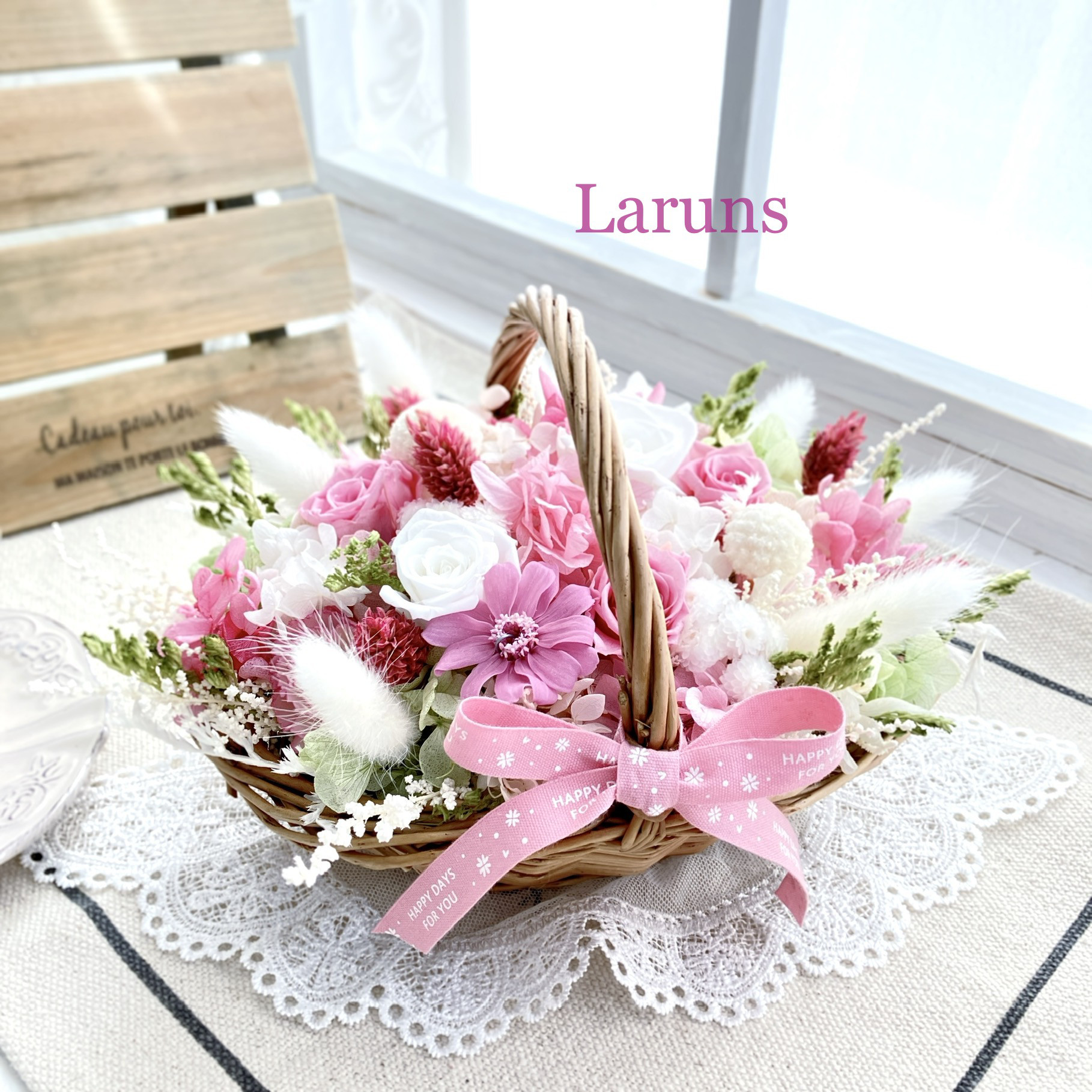 難あり　フラワーバスケット　キット ○✨miniフラワーバスケット 各1,500円 ビーズのお花です お好き