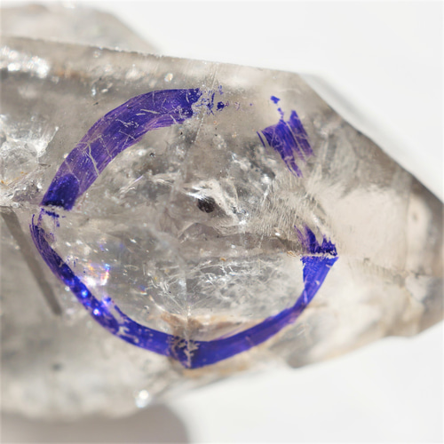 両剣水晶 水入り水晶 ヘマタイトイン水晶 貫入水晶 62mm 原石 両剣水晶 水入り水晶 ヘマタイトイン水晶 貫入水晶 62mm 原石