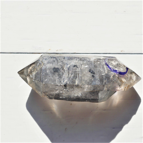 両剣水晶 水入り水晶 ヘマタイトイン水晶 貫入水晶 62mm 原石 両剣水晶 水入り水晶 ヘマタイトイン水晶 貫入水晶 62mm 原石
