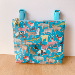 ☆フリルヌビキルトレッスンバッグ30×42×5＊リバティ・ミシェル