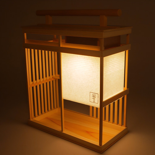 江戸の夕暮れ｜光と影を愉しむ置き行灯。25cm人感センサーライト搭載の