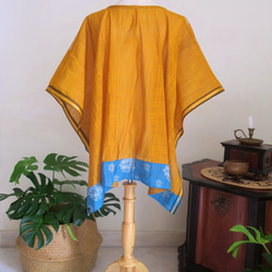 [Creema 商店/7 週年紀念/紀念作品/特價]“束腰外衣和圍巾套裝（紗麗布）”新加坡免費送貨 第12張的照片