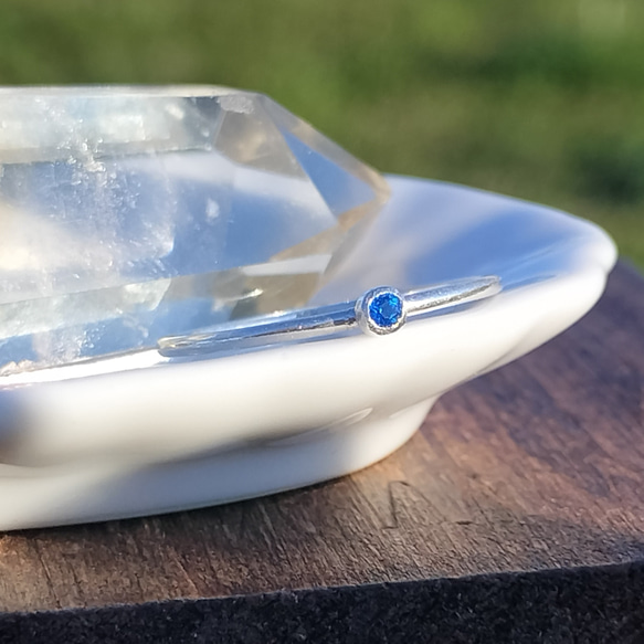 アウイナイトのsilver925リング 11号 シルバーリング 天然石