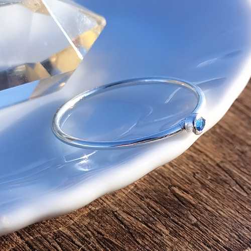 アウイナイトのsilver925リング 11号 シルバーリング 天然石