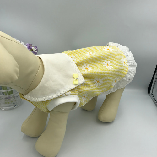 犬服 セーラーカラーワンピース（完成品） ペット服