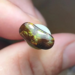 一点もの k18 Fire Agate リング No.5/ 受注制作 7枚目の画像