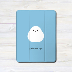 iPadケース ★シマエナガ　手帳型ケース ※2タイプから選べます 3枚目の画像