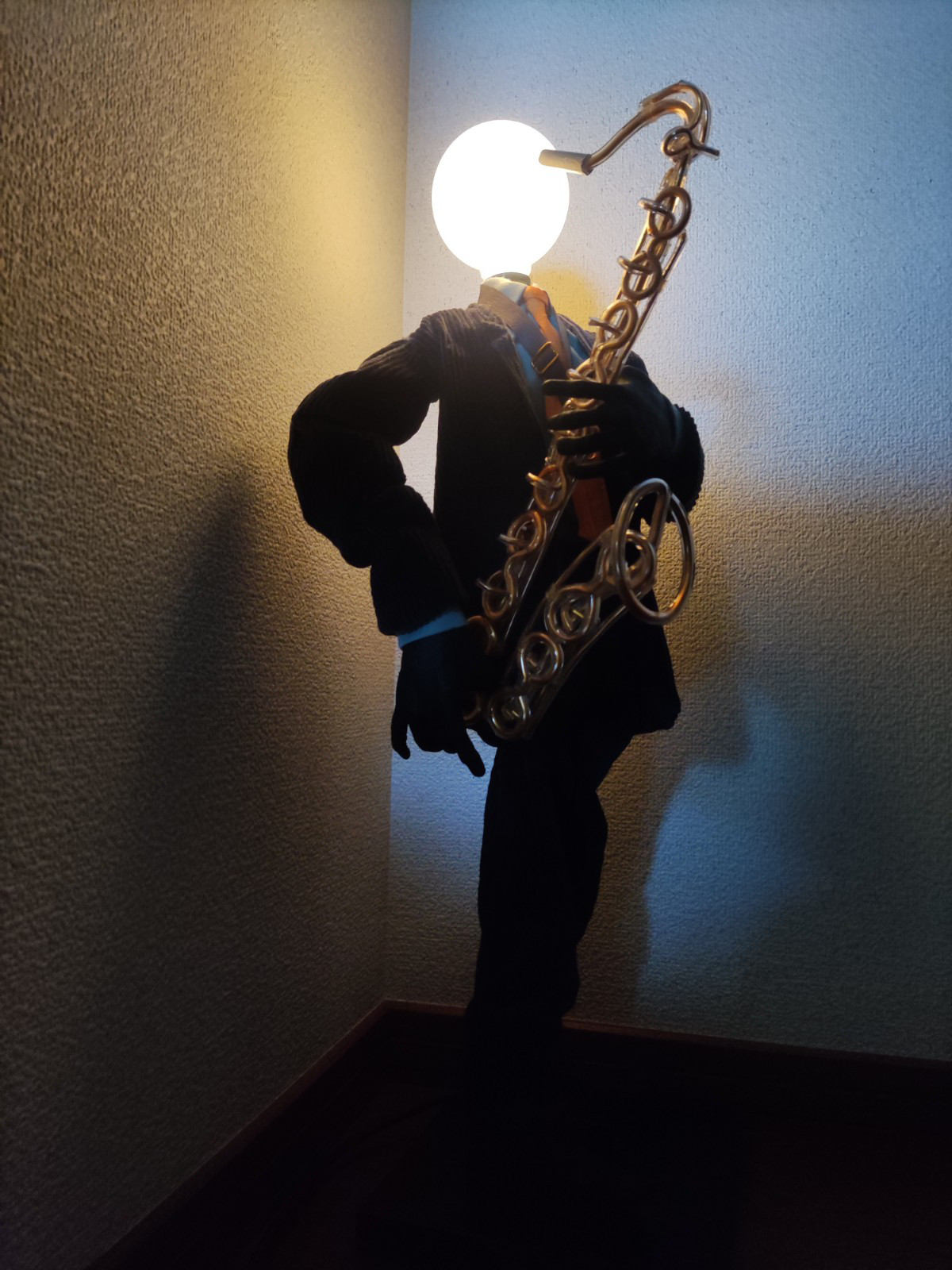 スタンドライト　jazz　sax 01　送料無料