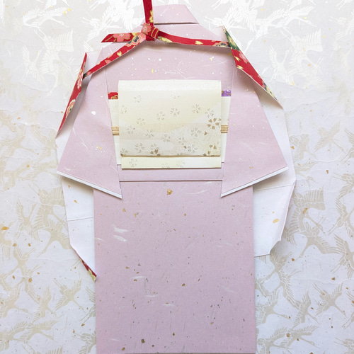 【専用】着物のお祝い◇祝儀袋◇友禅和紙 お祝儀袋 お祝い袋 卒寿 傘寿 80歳 88歳 御祝い友禅和紙 着物 黄色