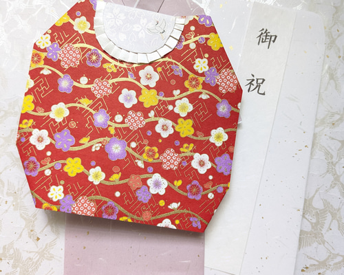 お祝儀袋 お祝い 出産祝い お宮参り 御祝い 着物 友禅和紙 赤ちゃん