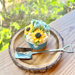 cupcake flowers box 2025 B/フラワーカップケーキ6個セット /【母の日2025】 6枚目の画像