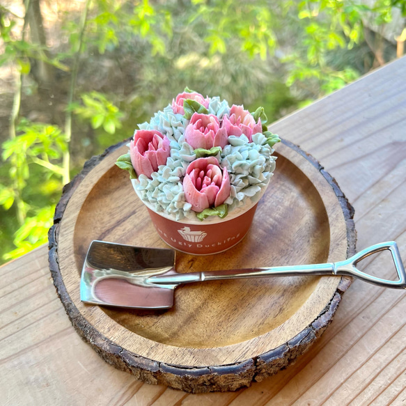 cupcake flowers box 2025 B/フラワーカップケーキ6個セット /【母の日2025】 8枚目の画像