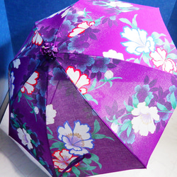 浴衣から生まれた日傘　萌えいでよ 春は菫の濃むらさき《限定品》 5枚目の画像