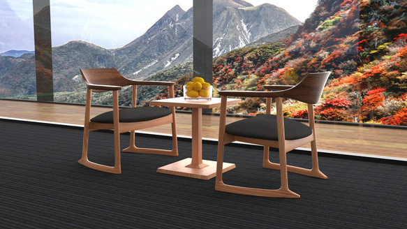 ラウンジテーブル サイドテーブル 角テーブル 幅45cm 奥行45cm 高さ48cmくつろぎサイドテーブル２(KAKU) 1枚目の画像
