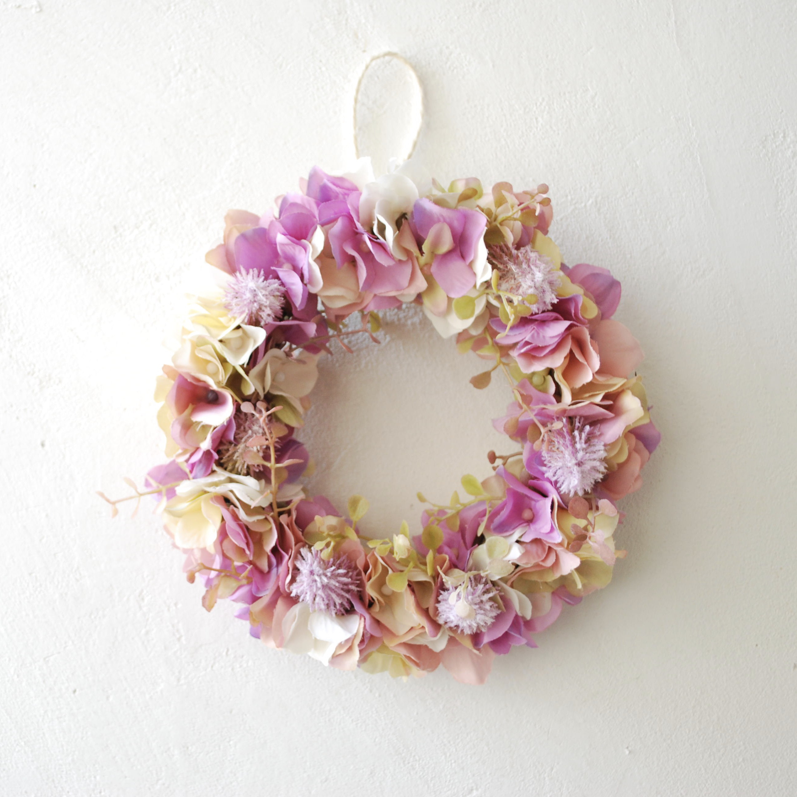 Wreath：cherry blossom 桜紫陽花【特集掲載】