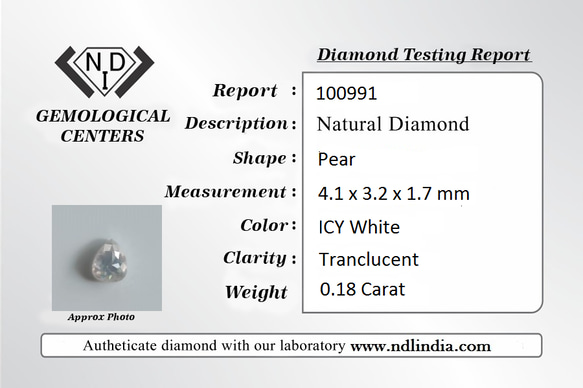 K18PG ペアシェイプローズカット天然ダイヤモンドリング 5枚目の画像