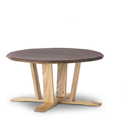 ラウンドテーブル 丸テーブル 幅100cm 奥行100cm 高さ50cmくつろぎ-ラウンドテーブル100-50 2枚目の画像