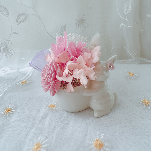 ハンドメイド❣️うさぎちゃんの夏のウェディング、記念日