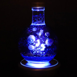 クラゲゆらめく瑠璃色の海世界＊LEDライト付き（無料ギフトラッピング） 5枚目の画像