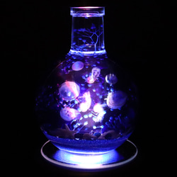 クラゲゆらめく瑠璃色の海世界＊LEDライト付き（無料ギフトラッピング） 10枚目の画像