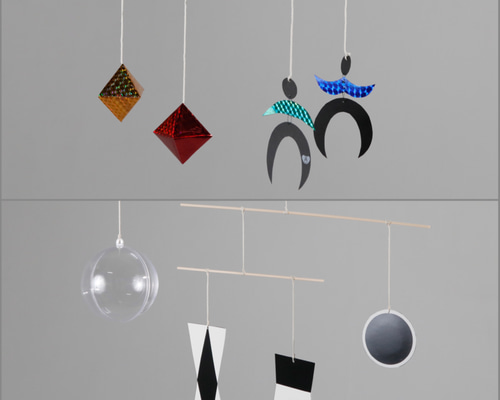 全て完成品】ムナリ八面体ダンサーモビール 3セット モンテッソーリ