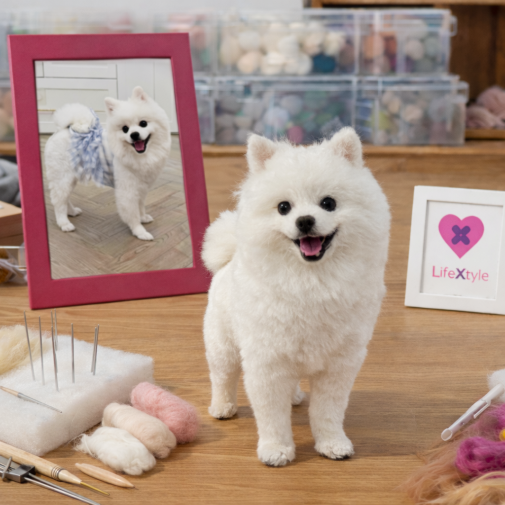 【受注製作】羊毛フェルト、うちの子、犬ぬいぐるみ、フェルト犬、ペットの肖像画、犬猫人形、ペットロス、うちのこ記念日