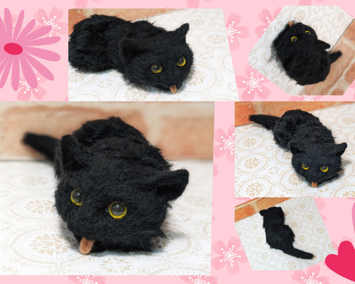 【確認用】黒猫さん✽羊毛フェルト 確認用】黒猫さん✽羊毛フェルト 確認用】黒猫さん✽羊毛フェルト