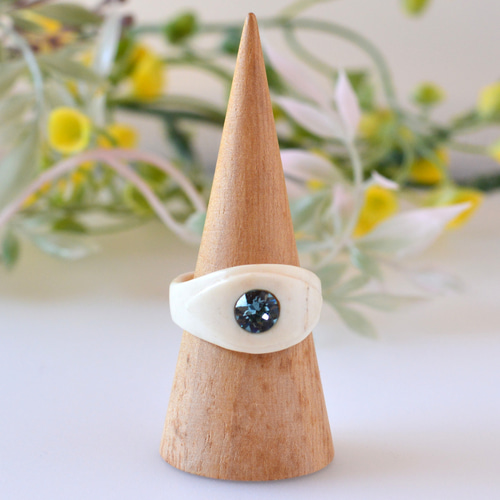 鹿角リング 万物を見通す瞳 指輪・リング deer Arts & Crafts 通販