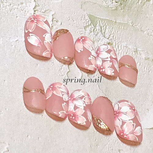ネイルチップ 桜 さくら ネイルチップ（つけ爪） spring.nail