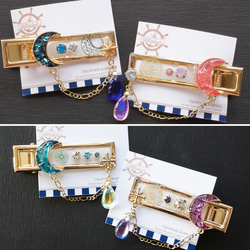 月巡りのヘアクリップ 5枚目の画像