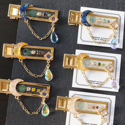 月巡りのヘアクリップ 4枚目の画像