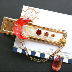 月巡りのヘアクリップ 3枚目の画像