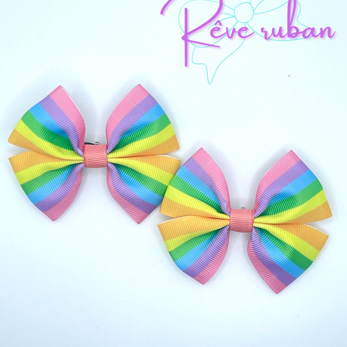 キッズ ヘアゴム リボン リボンゴム ハンドメイド ユニコーン