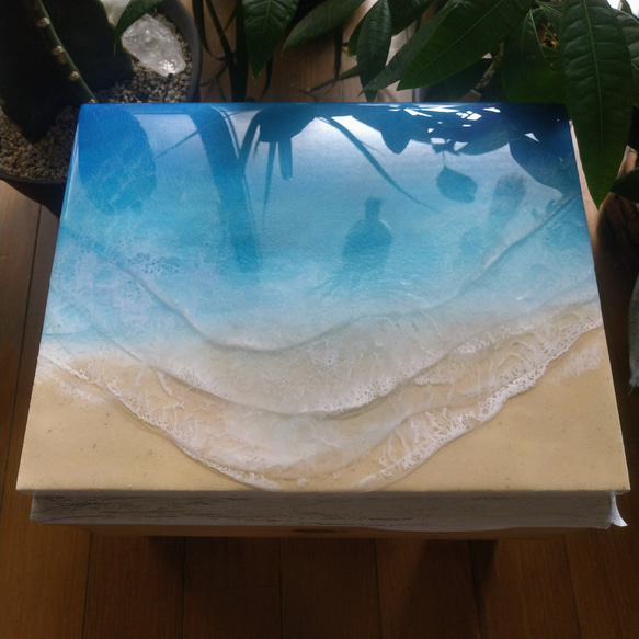 『okinawaの海を感じる』オーシャンレジンアート／海アート okinawaの海を感じる』オーシャンレジンアート その他アート