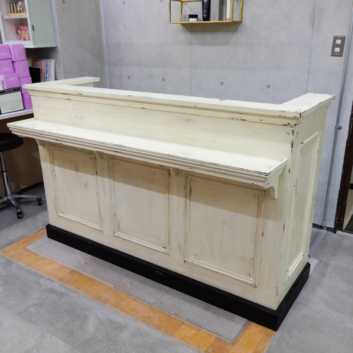 美容室カウンター(W1700アンティーク) ネイルサロンレジ 美容室カウンター(W1700アンティーク) ネイルサロンレジ