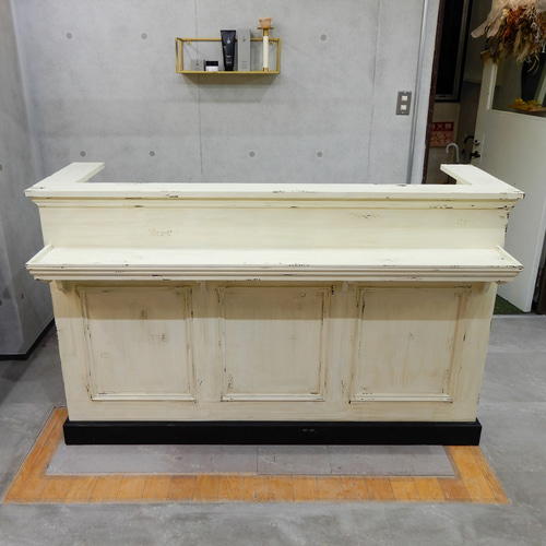 美容室カウンター(W1700アンティーク) ネイルサロンレジ 美容室カウンター(W1700アンティーク) ネイルサロンレジ