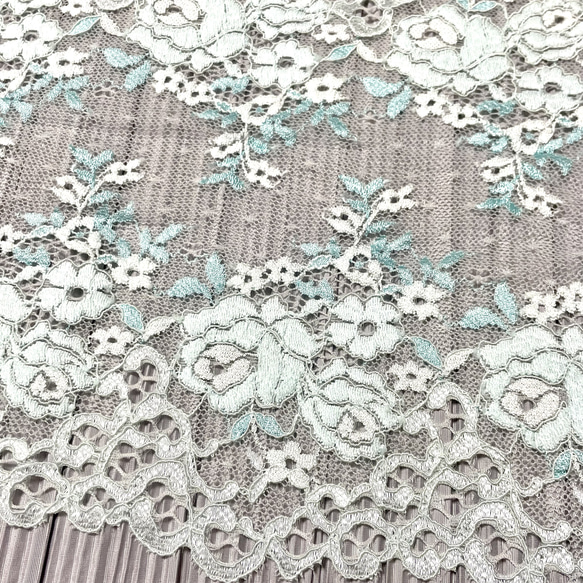 ストレッチレース 21cm×1m L2212008 生地 curve textile 通販