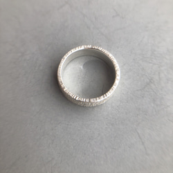 sou ring silver 5mm /シルバー/リング/指輪/槌目/シンプル/刻印 4枚目の画像