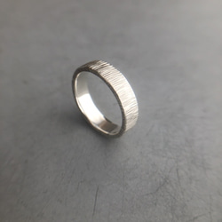 sou ring silver 5mm /シルバー/リング/指輪/槌目/シンプル/刻印 3枚目の画像