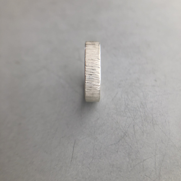 sou ring silver 5mm /シルバー/リング/指輪/槌目/シンプル/刻印 2枚目の画像