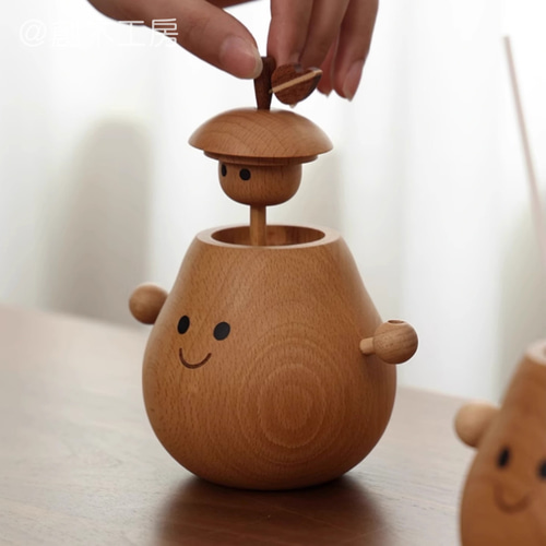 一輪挿し 木製 花瓶 花器 アロマポット 天然木 フラワー入れ