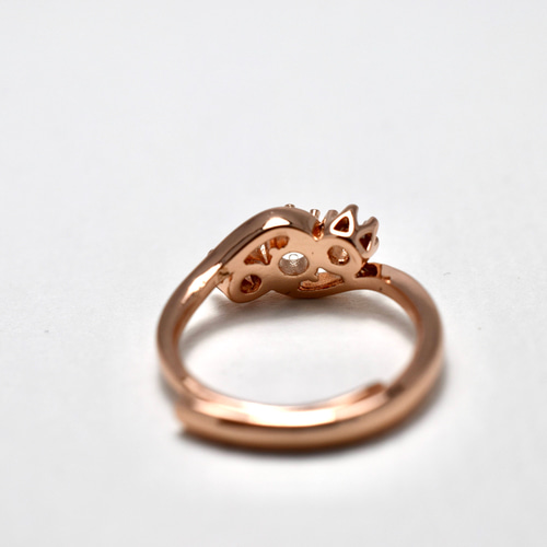 R19 上品 台座 シルバー ミニ リング枠 指輪 空枠 石枠 フリーサイズ