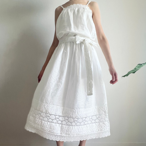 極美品 17SS⭐️ワイズ サスペンダーロングスカート コットンリネン 1サイズ 極美品 17SS⭐️ワイズ サスペンダーロングスカート コットン