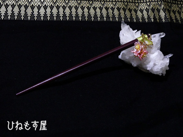 桜にメジロ簪　A 3枚目の画像